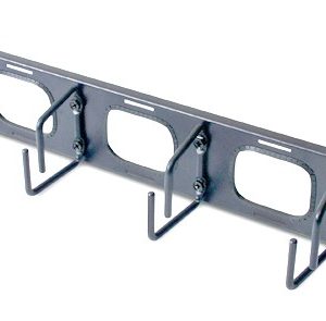 Horizontal Cable Organizer 2U w/pass through holes