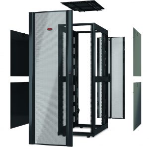NetShelter SX 42U 600mm Wide x 1070mm Deep Enclosure Without Doors Black