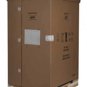 NetShelter SX 42U 600mm Wide x 1070mm Deep Enclosure with Sides Black -2000 lbs. Shock Packaging