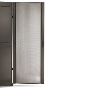 NetShelter SX 48U 600mm Wide Perforated Curved Door Black