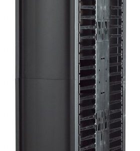 Valueline, Vertical Cable Manager for 2 & 4 Post Racks, 84"H X 12"W, Double-Sided with Doors