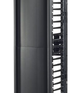 Valueline, Vertical Cable Manager for 2 & 4 Post Racks, 84"H X 12"W, Single-Sided with Door