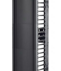 Valueline, Vertical Cable Manager for 2 & 4 Post Racks, 96"H X 12"W, Single-Sided with Door