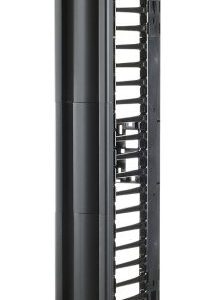 Valueline, Vertical Cable Manager for 2 & 4 Post Racks, 96"H X 6"W, Single-Sided with Door