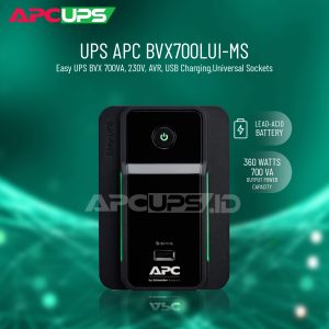 APC Easy UPS BVX 700VA, 230V, AVR, USB Charging,Universal Sockets