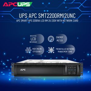 APC Smart-UPS 2200VA LCD RM 2U 230V with Network Card