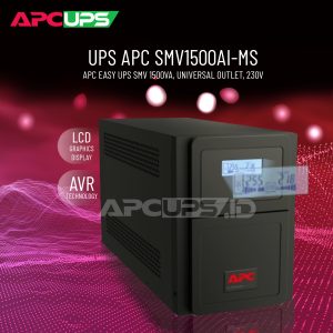 APC Easy UPS SMV 1500VA, Universal Outlet, 230V