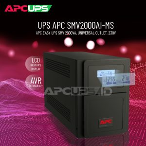 APC Easy UPS SMV 2000VA, Universal Outlet, 230V