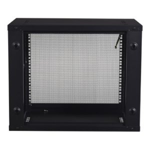 APC NetShelter 9U Wallmount Rack Cabinet Single Hinged Switch Depth Unassembled