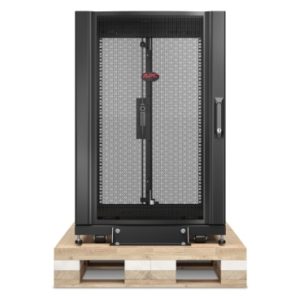 APC NetShelter SX, Server Rack Enclosure, 18U, Shock Packaging, Black, 925H x 600W x 900D mm