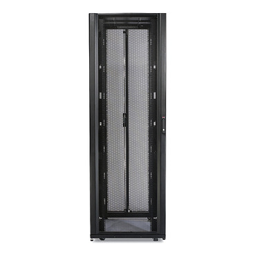 APC NetShelter SX, Server Rack Enclosure, 42U, Shock Packaging, 2000 lbs, Black, 2124H x 750W x 1070D mm