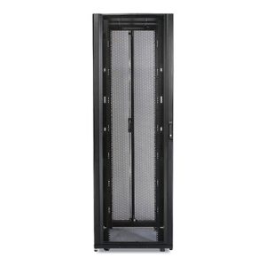 APC NetShelter SX, Server Rack Enclosure, 45U, Shock Packaging, 2000 lbs, Black, 2124H x 750W x 1070D mm