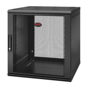 APC NetShelter 12U Wallmount Rack Enclosure Cabinet Single Hinged Server Depth