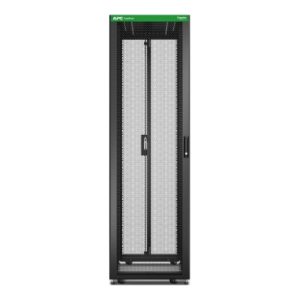 APC Easy Rack, 48U, Black, With Roof, Castors, Feet, 4 Brackets, No Side Panels, 2258H x 600W x 1200D mm