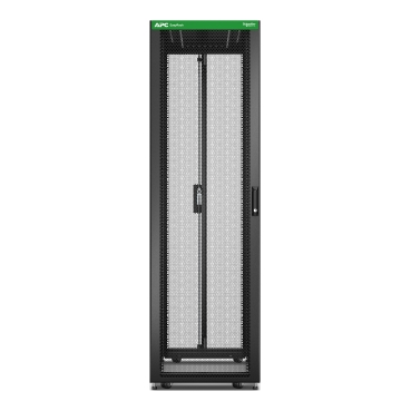 APC Easy Rack, 48U, Black, With Roof, Castors, Feet, 4 Brackets, No Side Panels, 2258H x 600W x 1200D mm