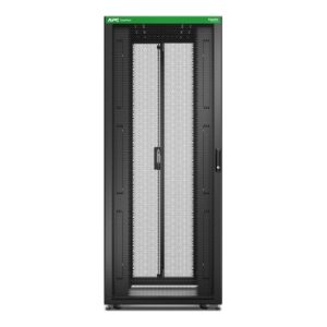 APC Easy Rack, 42U, Black, With Roof, Castors, Feet, 4 Brackets, No Side Panels, 1991H x 800W x 1200D mm