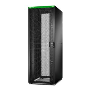 APC Easy Rack, 48U, Black, With Roof, Castors, Feet, 4 Brackets, and Side Panels, No Bottom, 2258H x 800W x 1200D mm